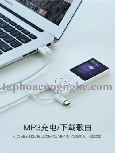 Ugreen 40766 0.5m màu Bạc Cáp dữ liệu USB 3trong1 micro + lightning + mini USB + truyền dữ liệu từ máy tính ra điện thoại US185 30040766